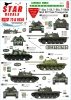 Star Decals 72-A1050 War in Afghanistan # 1. T-54B, T-55, T-55A, T-55AM and MAZ-537 1/72